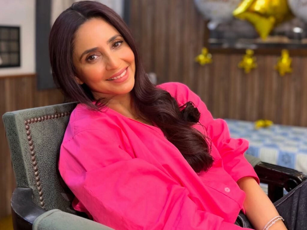 Gautami Kapoor during media interaction