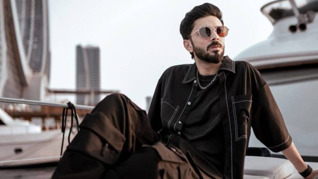 Anirudh Ravichander during a live concert performance