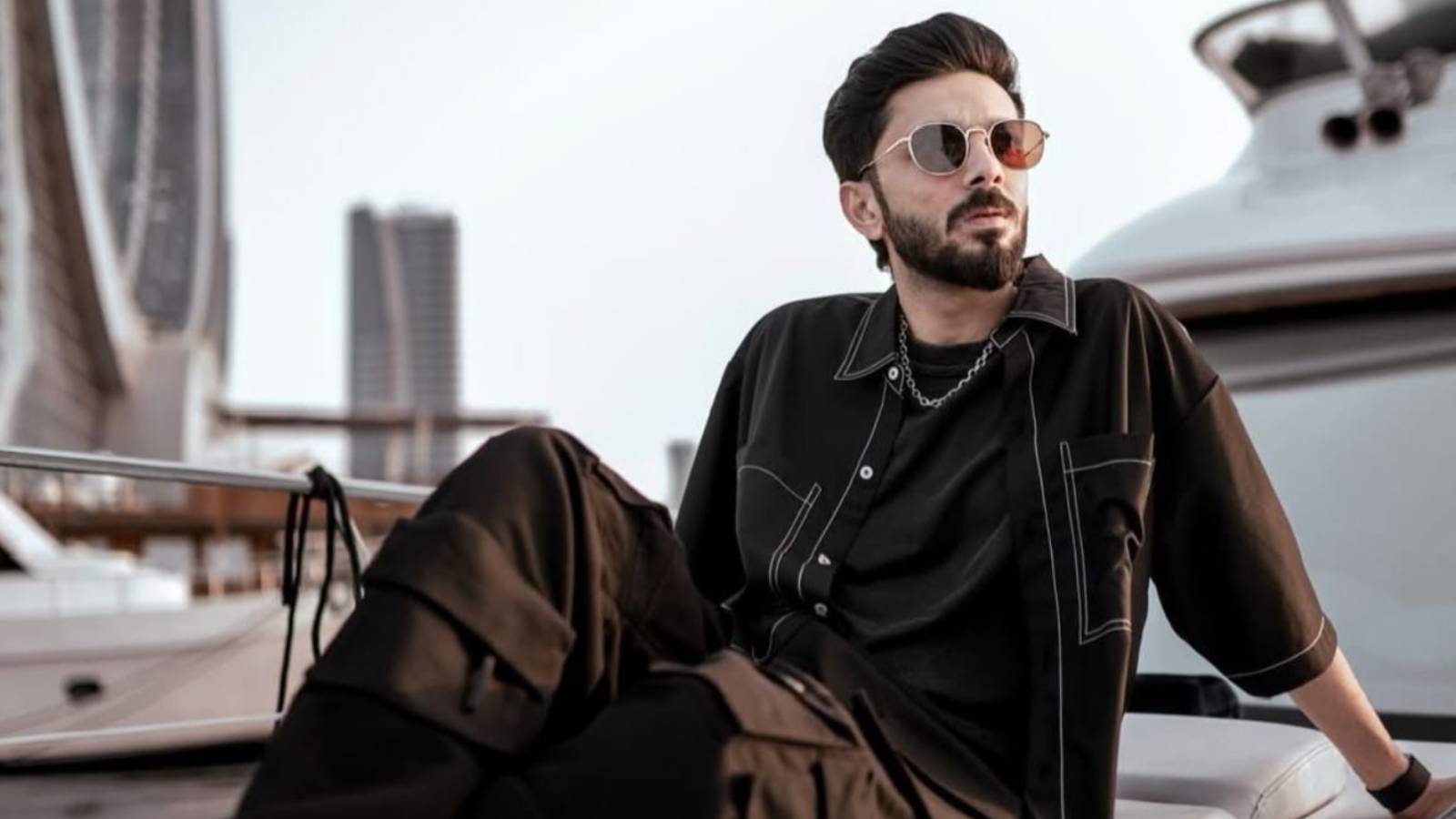 Anirudh Ravichander during a live concert performance
