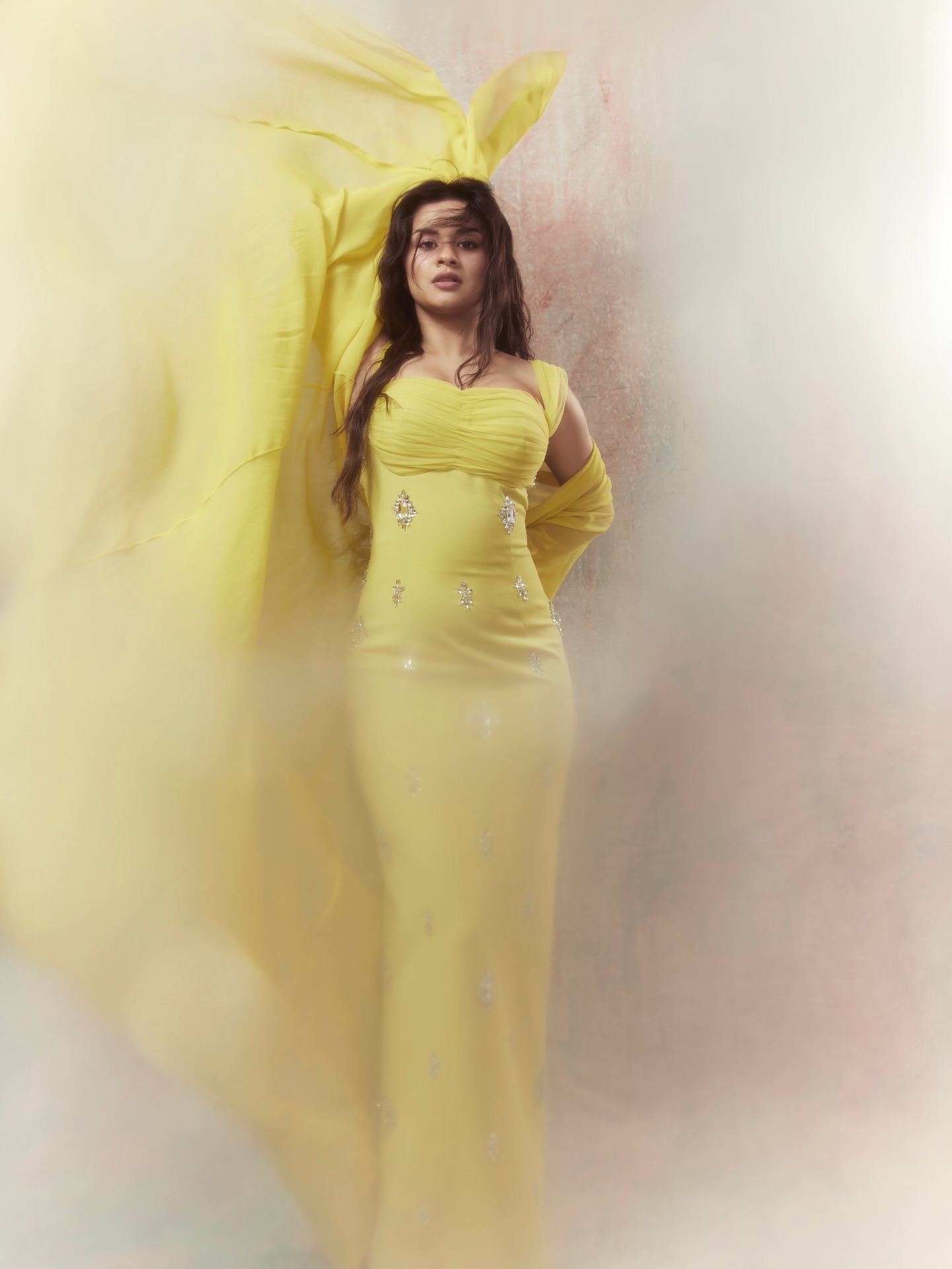 Avneet Kaur yellow gown look radiates beauty, elegance, and charm in this stunning gallery of glamour and style.