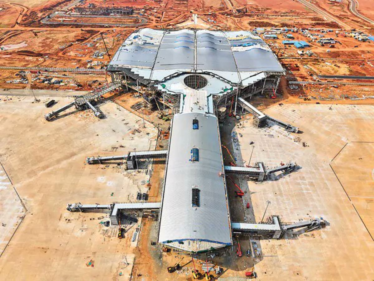 Bhogapuram International Airport nearing completion