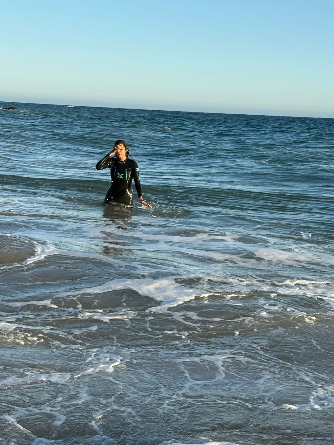 Glamorous Bikini Aastha Sharan shows confidence and charm by the shore.