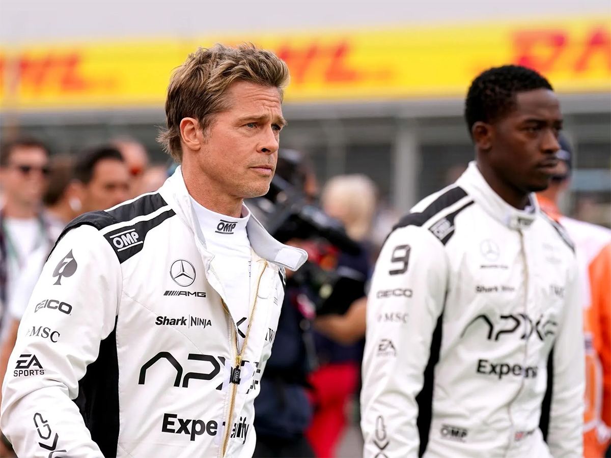 Brad Pitt in F1 racing film