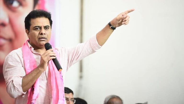 KTR speaking on Telangana urea demand