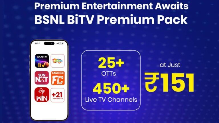 BSNL BiTV OTT platform launch