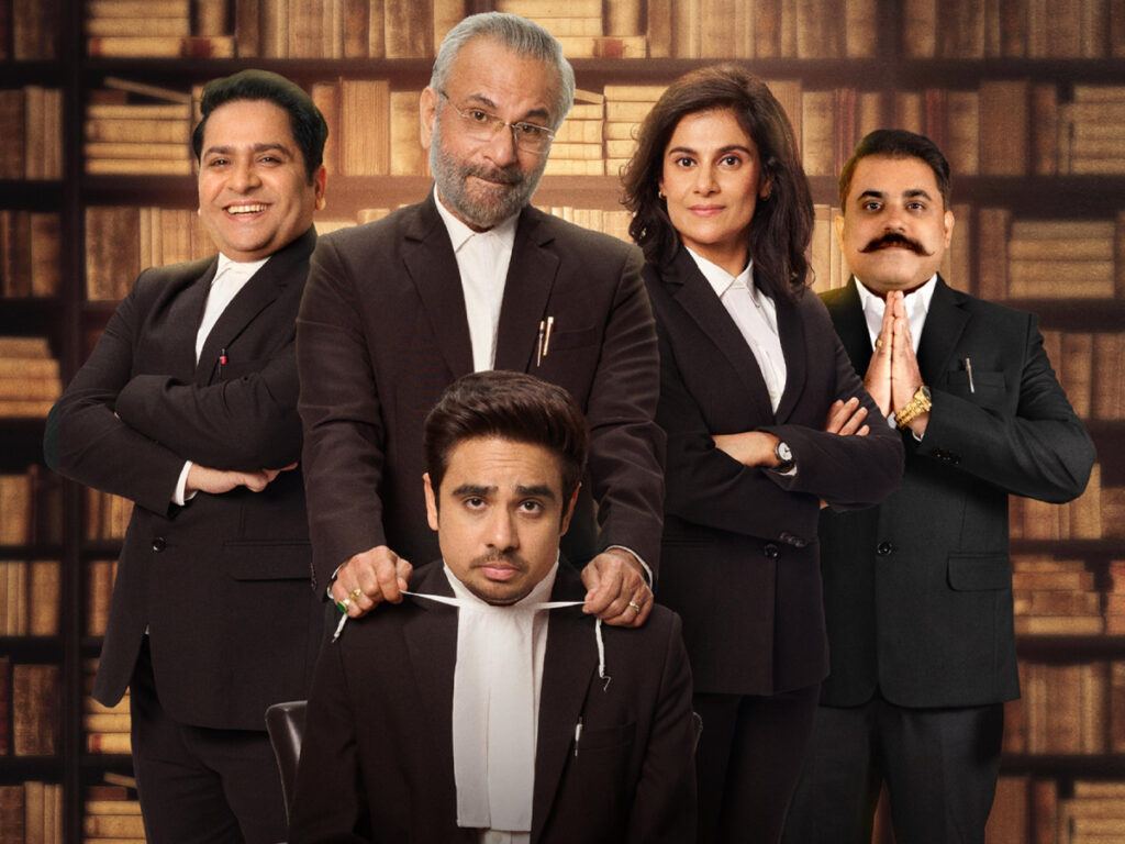 Court Kacheri cast in rural courtroom scene