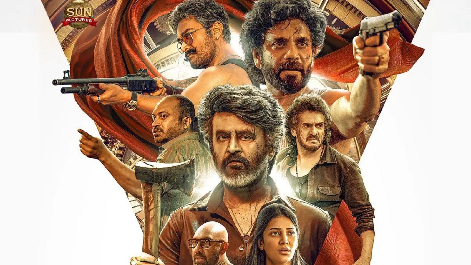 Coolie Poster, All Stars Used credits only Rajini