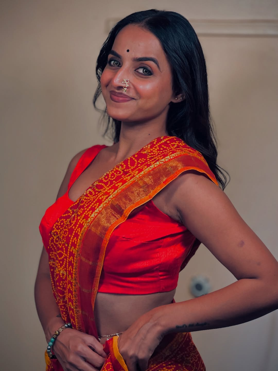 Fashionable Deeksha Bhise flaunts her dusky diva vibes with striking poise.