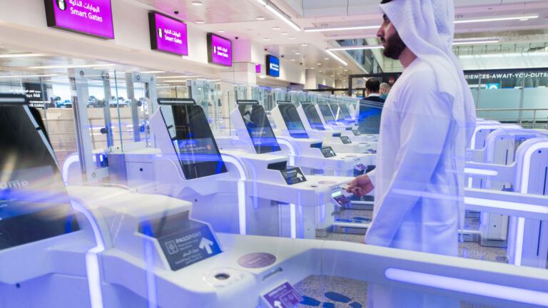 Dubai Airport AI immigration corridor