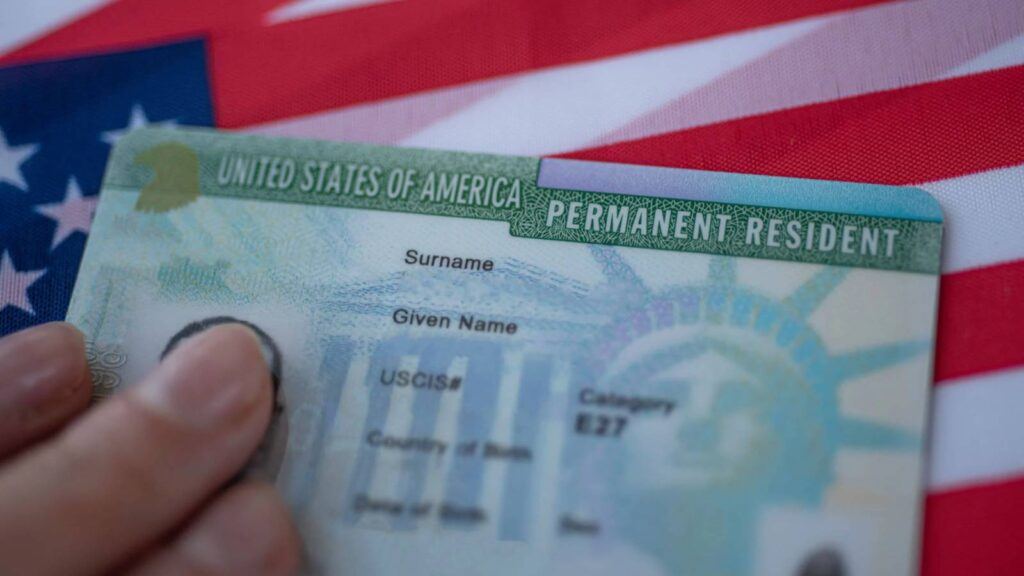 Green Card with wrong name