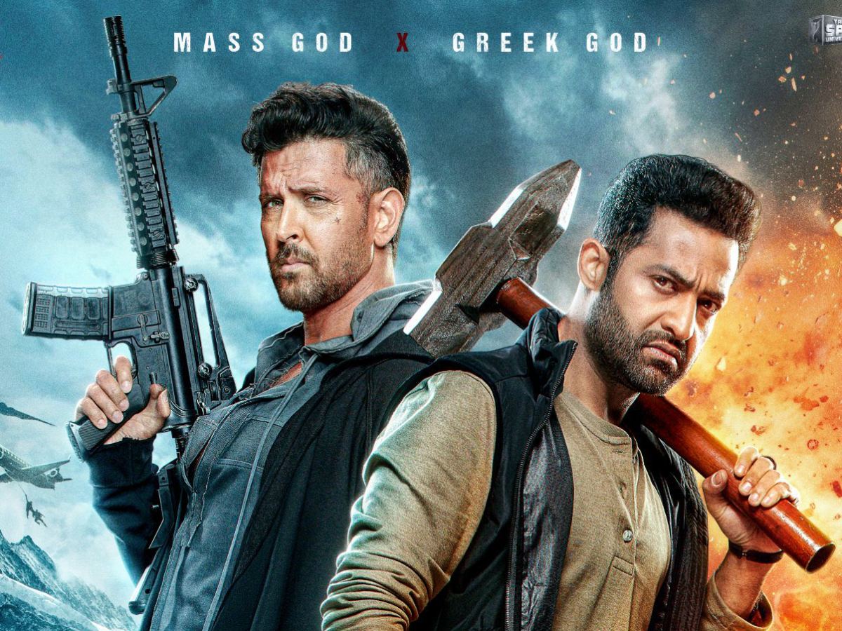 Hrithik Roshan and Jr. NTR in War 2 action scene