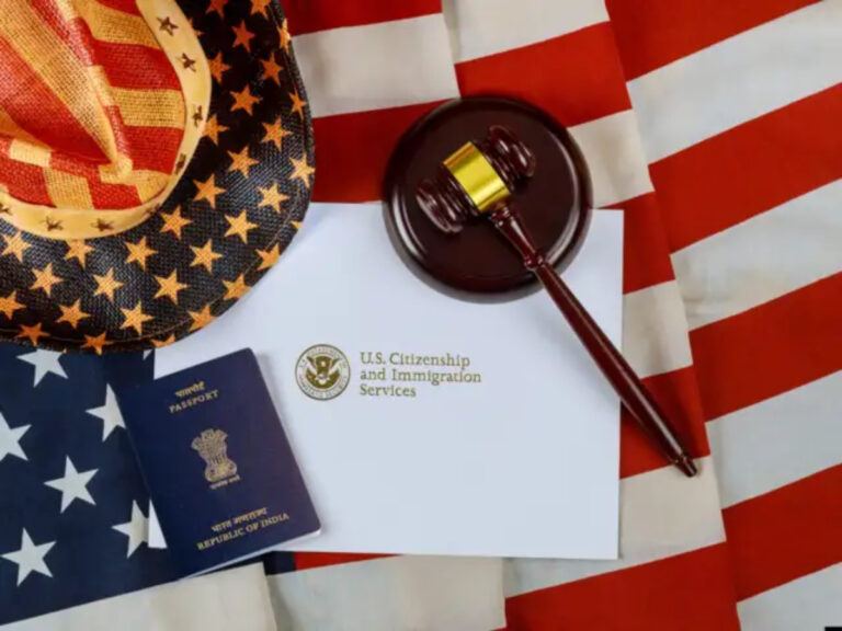 Indian students protesting F-1 visa cancellations