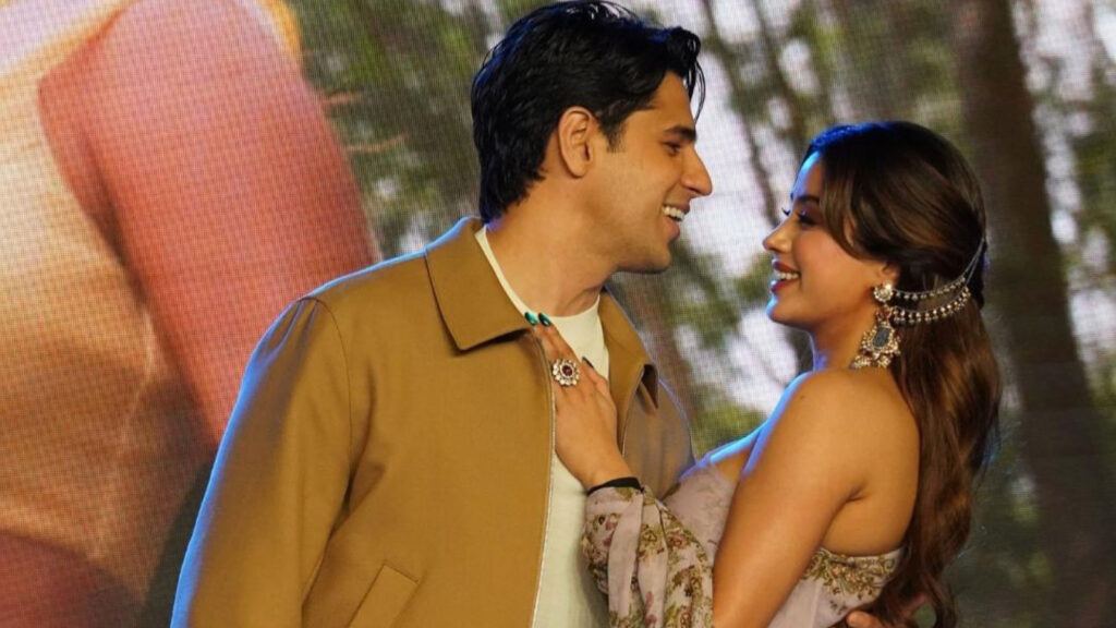 Janhvi and Sidharth at temple visit