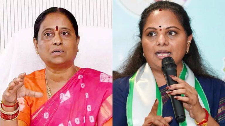 Kavitha sends flowers to Konda Surekha