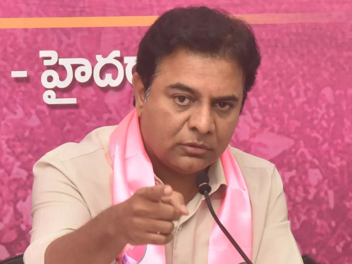 KTR Defends BRS on Kaleshwaram Row