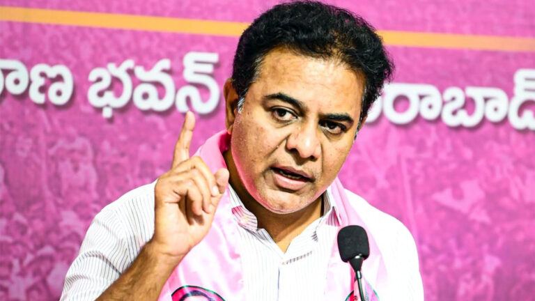KTR Demands Revanth Reddy’s Apology on Kaleshwaram