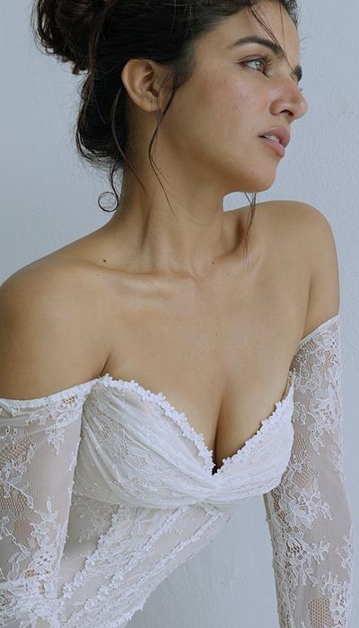 Lace Temptress Wamiqa Gabbi in White Heat