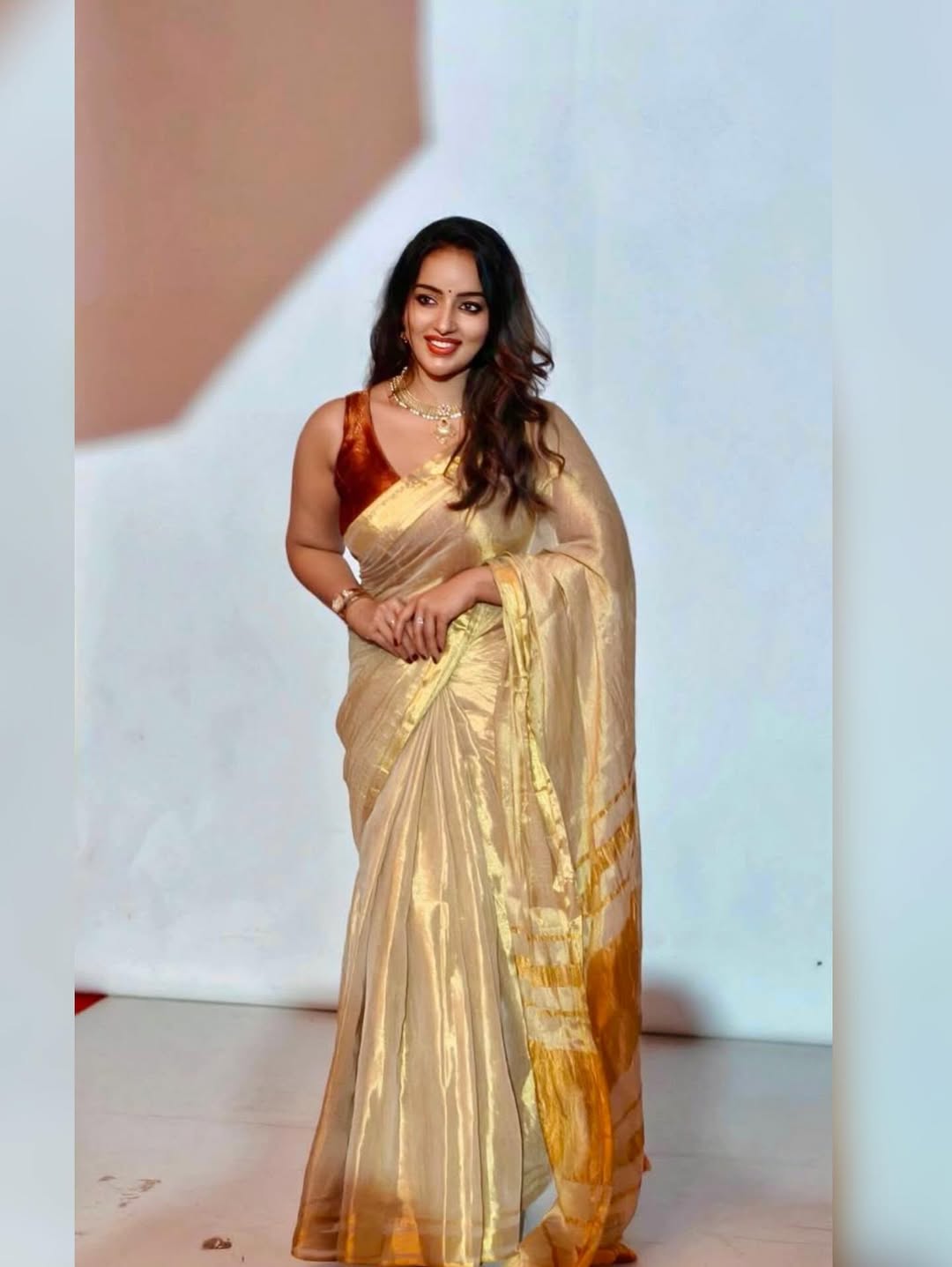 Fashion-forward look from Malavika Menon Serving a Hot Face Card gallery.