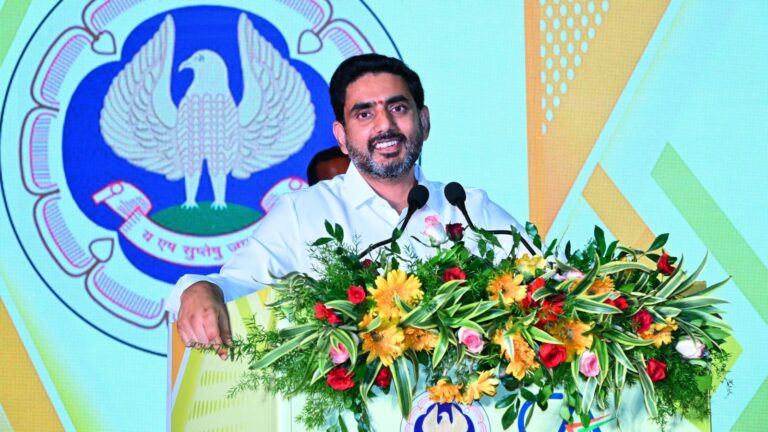 Nara Lokesh at CII Aerospace Conclave Vizag