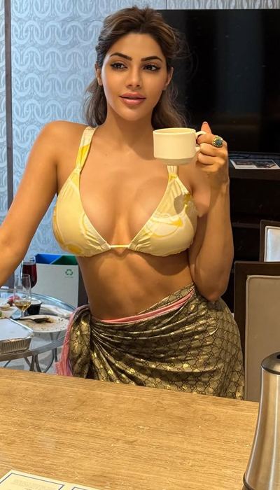 Nikki Tamboli Sets Fire with Simple Poses