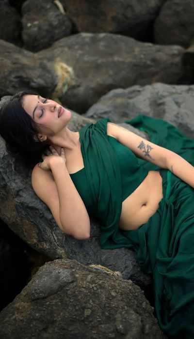 Nimrit Kaur in Green