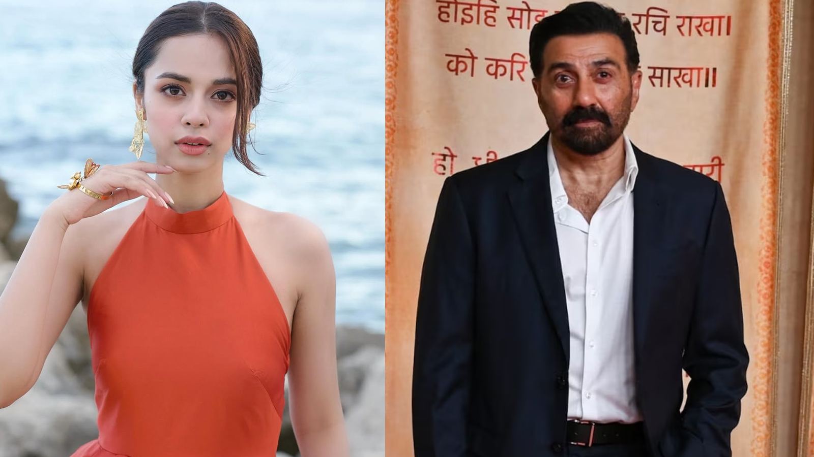 Nitanshi Goel with Sunny Deol movie