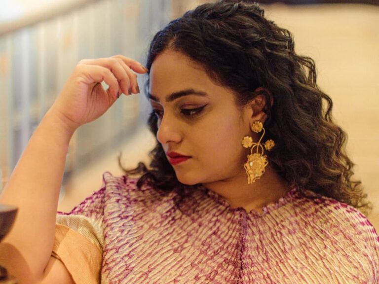 Nithya Menon at a film promotion event