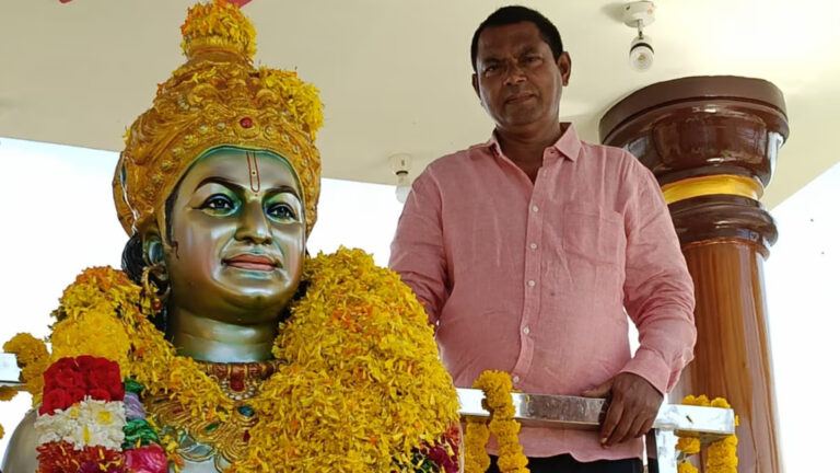 NTR Krishna statue controversy