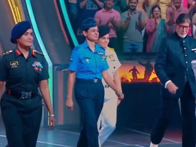 Officers on KBC for Operation Sindoor