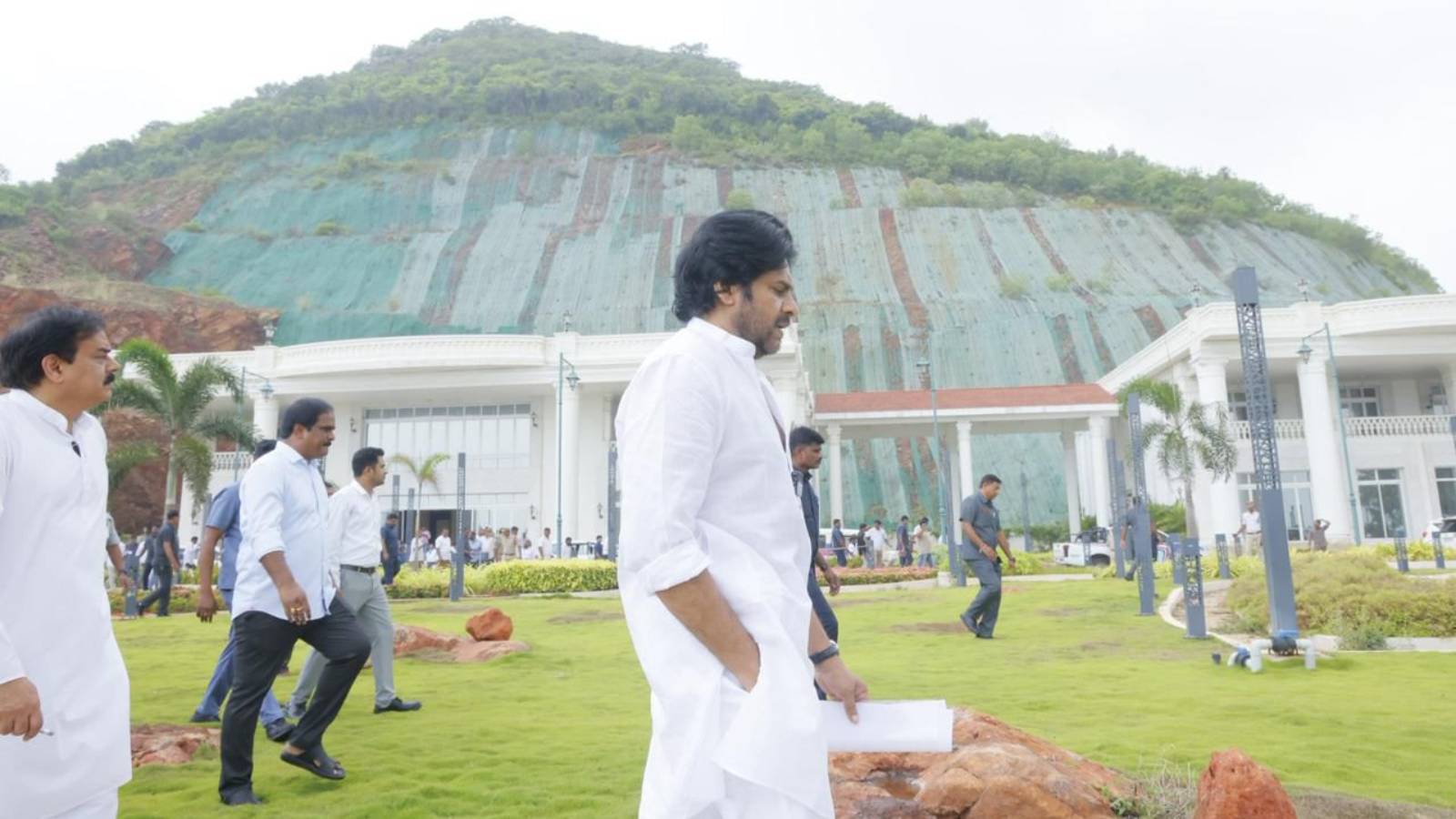 Pawan Kalyan at Rushikonda Palace
