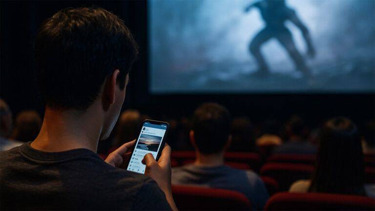 Phones distracting theatre and OTT viewers