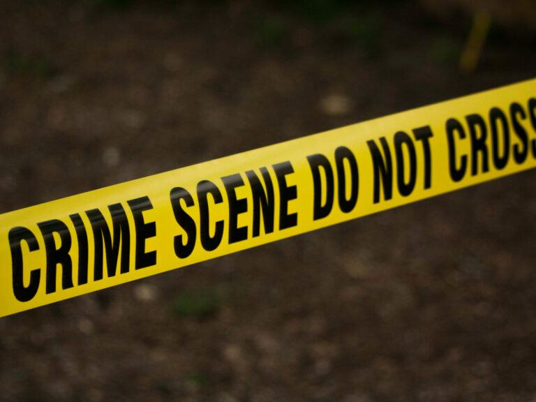 Police at Gandhi Nagar crime scene
