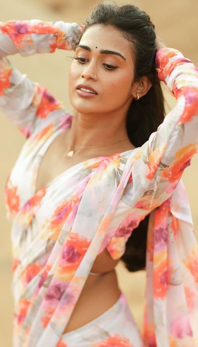 Poornima Ravi Hot Face Card Look