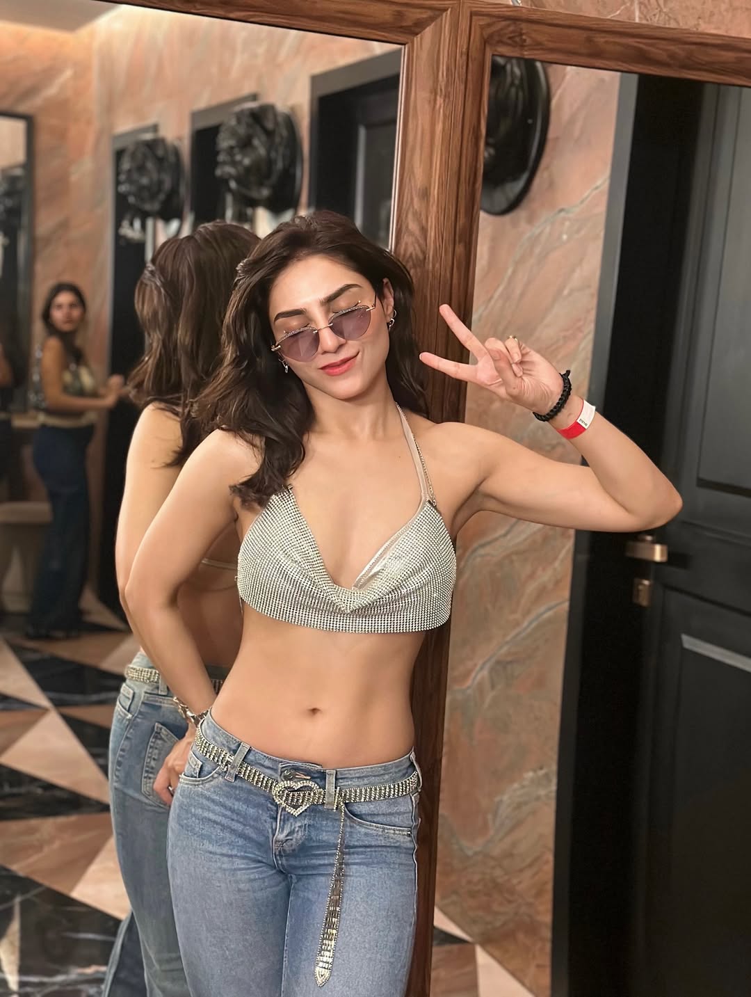 Trendy fashion captured in Hot Top, Flat Tummy Goals: Praashi Awasthi.