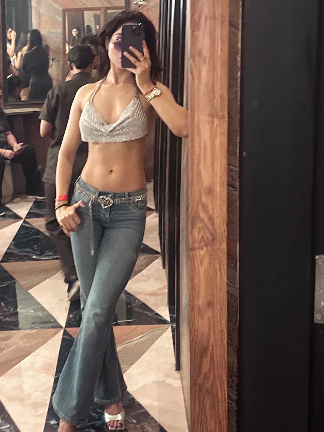 Beauty and charm radiate in Hot Top, Flat Tummy Goals: Praashi Awasthi.