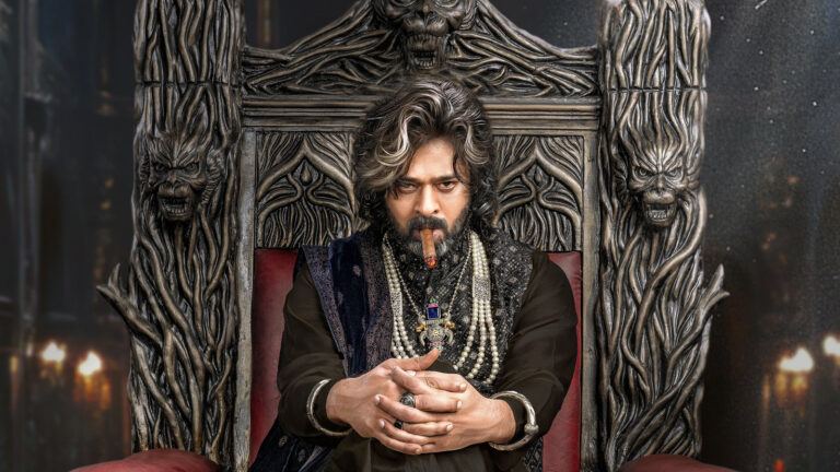 Prabhas in The Raja Saab poster