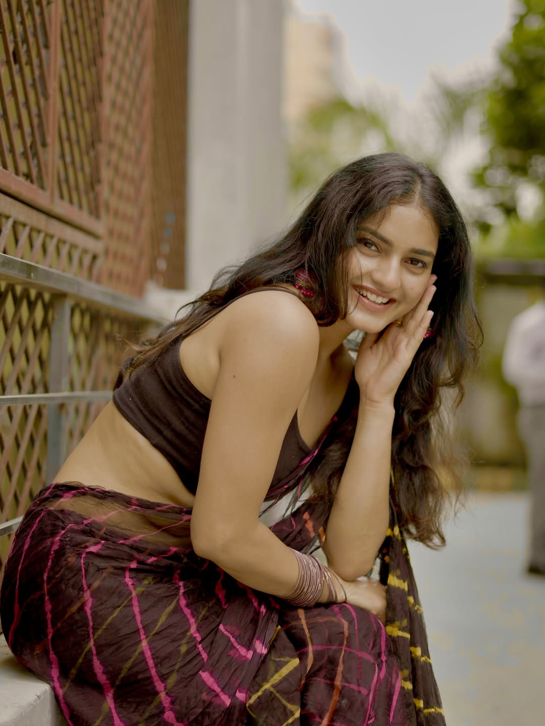 Glamorous pose from At Her Peak of Cute & Hot: Pyari Varsha photoshoot.
