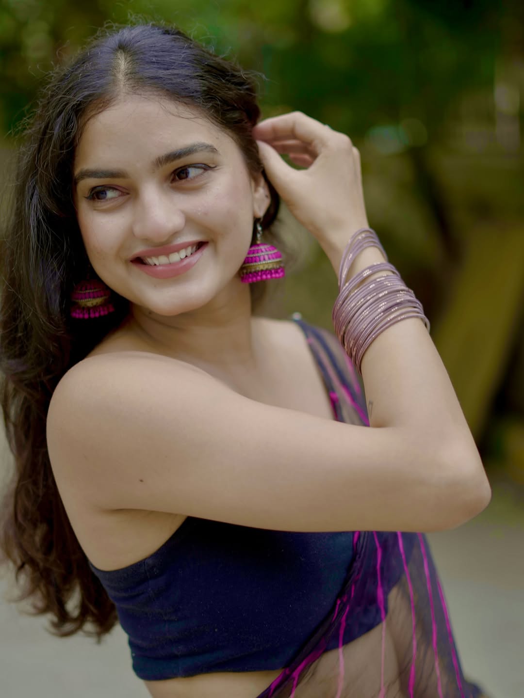 Radiant smile in At Her Peak of Cute & Hot: Pyari Varsha portrait.
