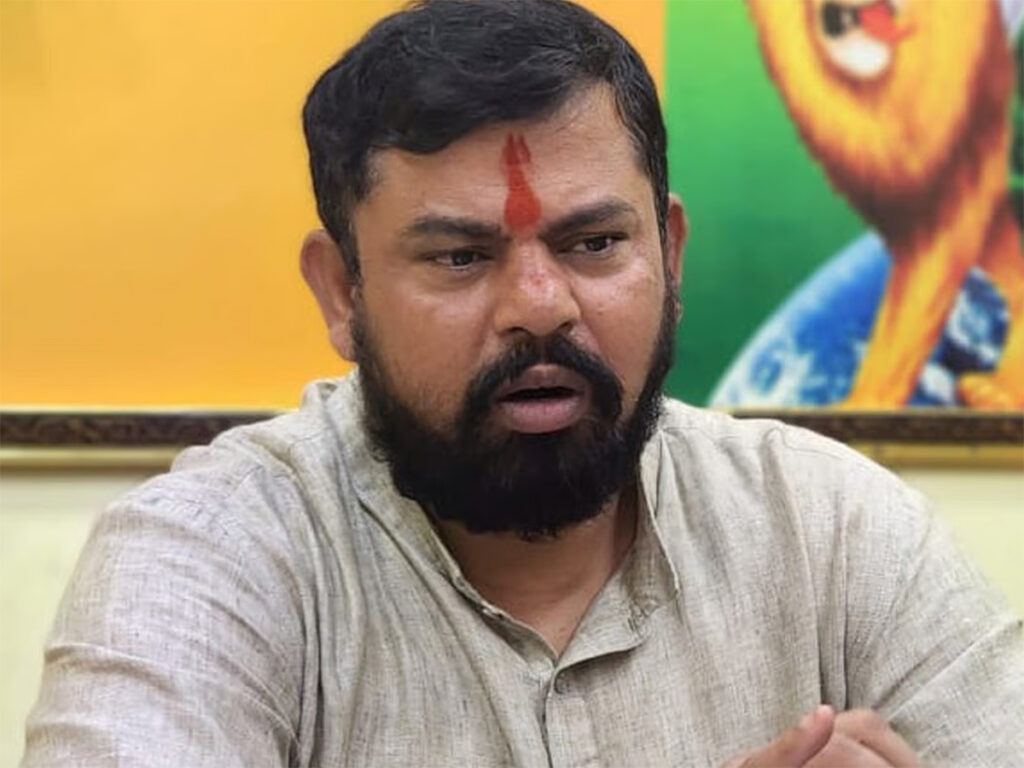 Raja Singh urges Revanth Reddy to act tough