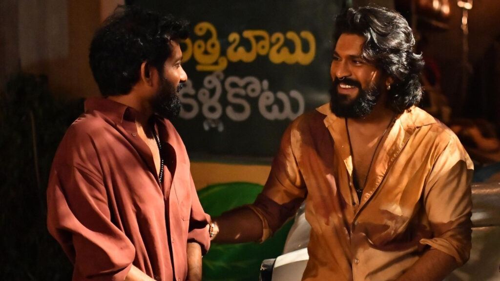 Ram Charan in Peddi movie look