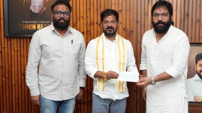 Sandeep Reddy Vanga donates to CM