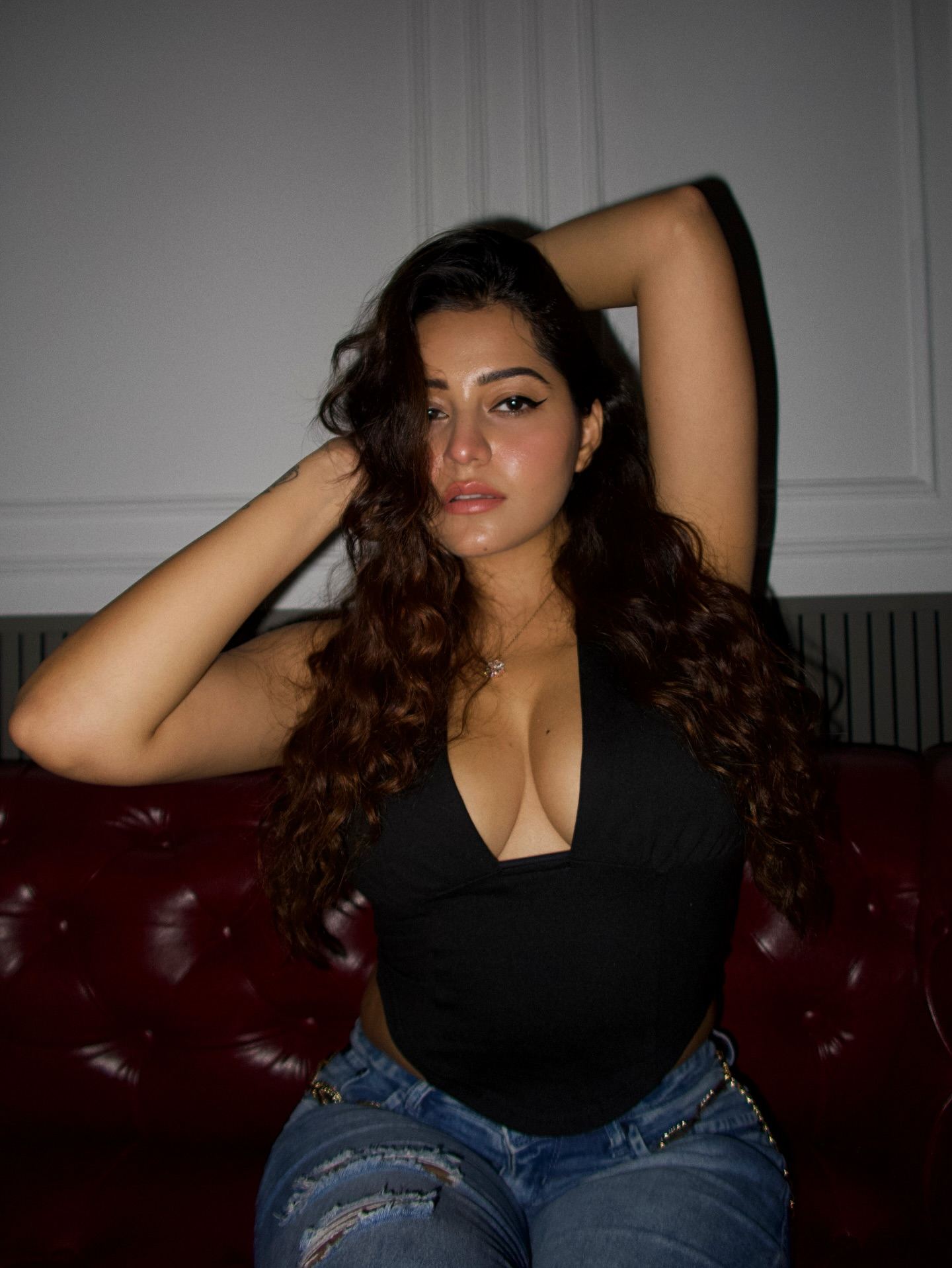Elegant portrait of Simran Kaur beauty coolest grace with style