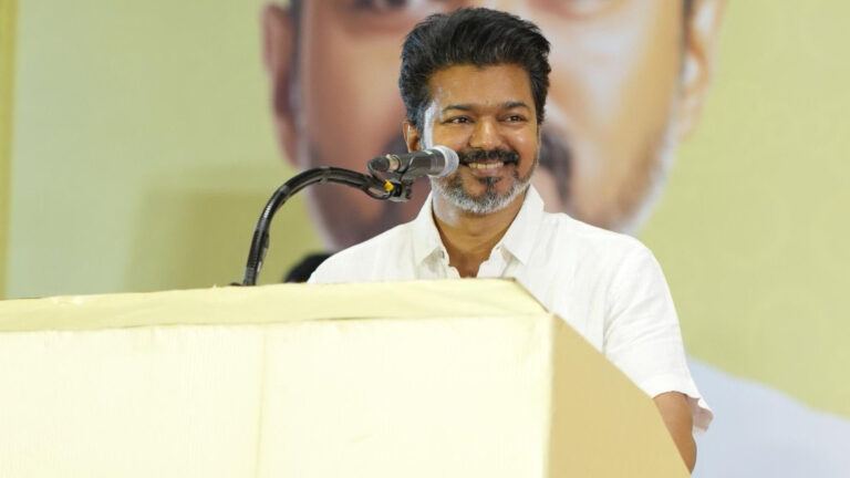 Vijay speech trolled by BJP