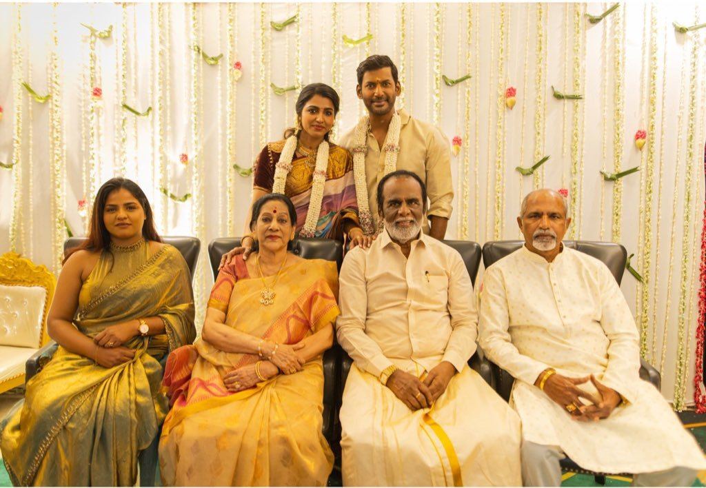 Vishal Dhansika engagement Chennai captures love and stunning fashion vibes