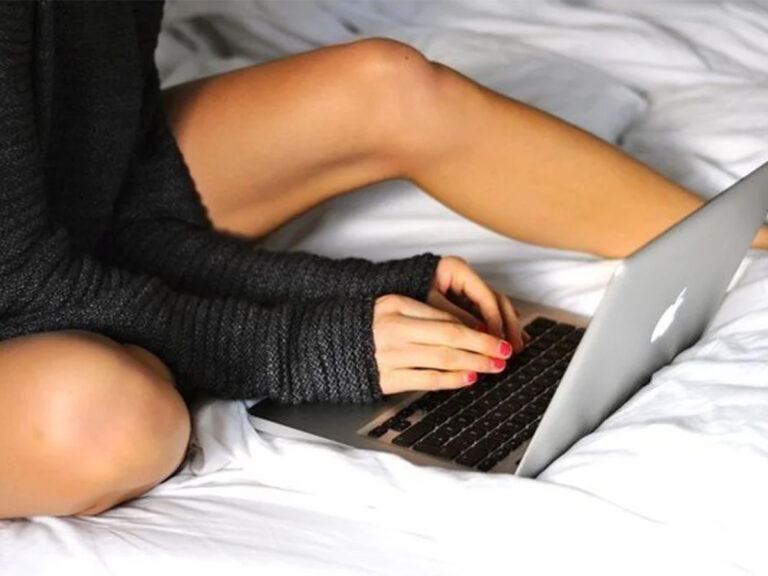 woman creates adult content