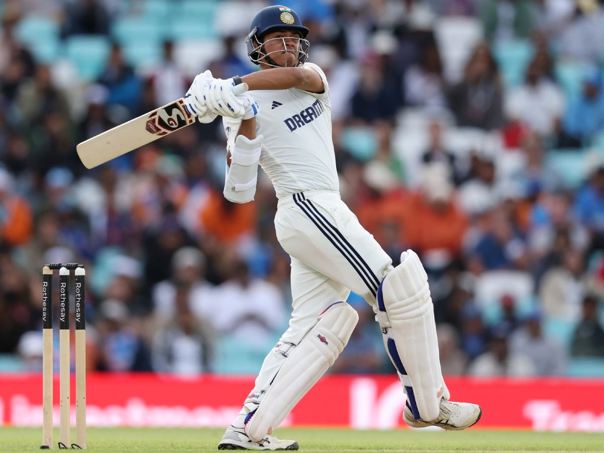 Yashasvi Jaiswal batting in Test match