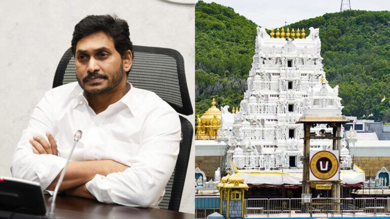 YS Jagan Tirumala visit