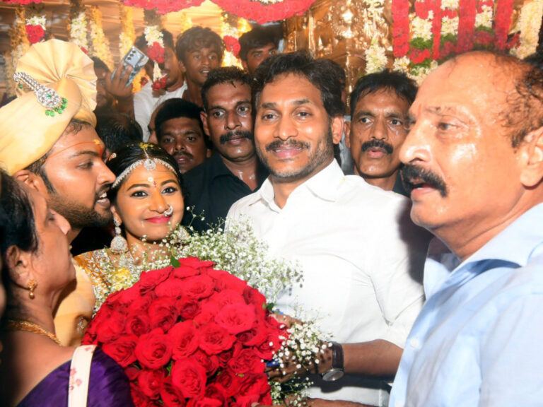 Jagan security assault at wedding
