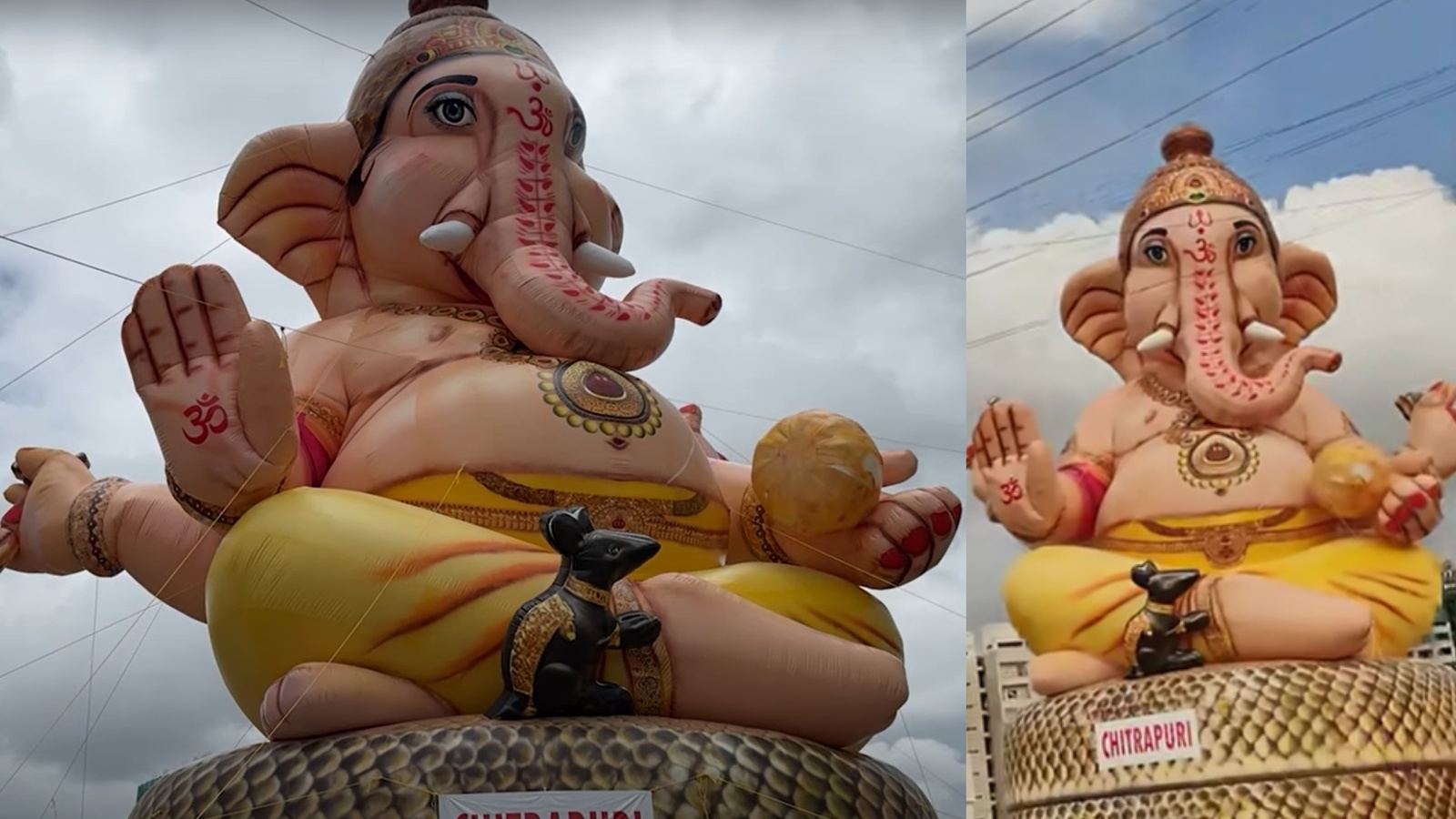 108-foot Balloon Ganapati idol