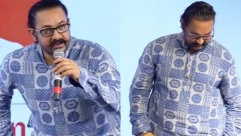 Aamir Khan heavy look viral video